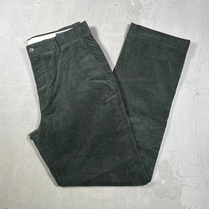 Polo Ralph Lauren Dark Green Cords Size 32 USED v20427