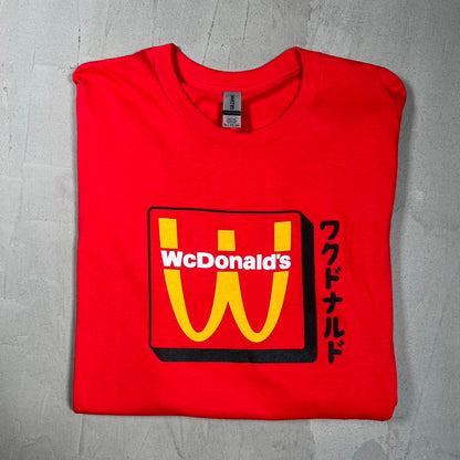 McDonalds Japanese Exclusive Red Tee Size XXL USED v20193