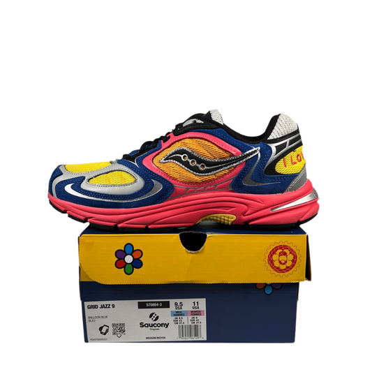 Saucony Grid Jazz 9 Jae Tips "I Love You, But I'm Busy" Size 9.5 USED s18800