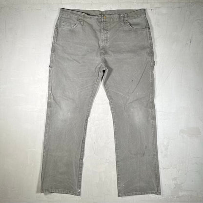 Y2K Dickies Wokrwear Olive Brown Pants Size 38x32 USED v20321