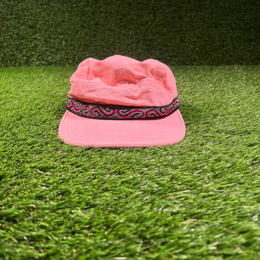 Supreme Wildlife Taping Camp Cap Pink (2017) USED x16178