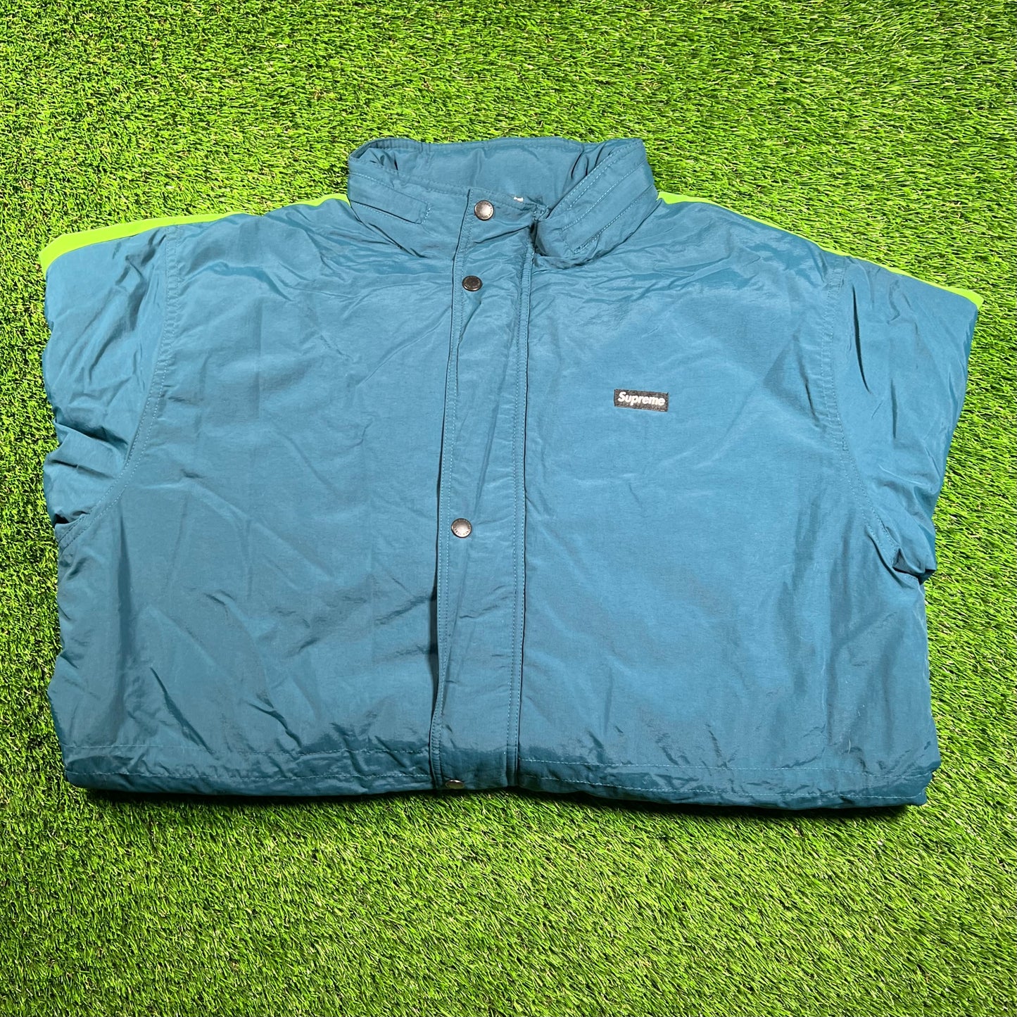 Supreme Stadium Blue/Teal Parka (2017) Size XL USED x16209