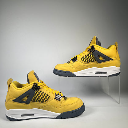 Jordan 4 Lightning (2021) Size 8.5 USED s21091