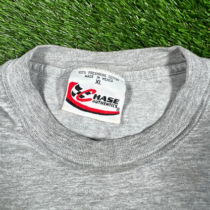 Y2K Nascar Martin Truex Jr Racing Grey Tee Size XL USED v17353