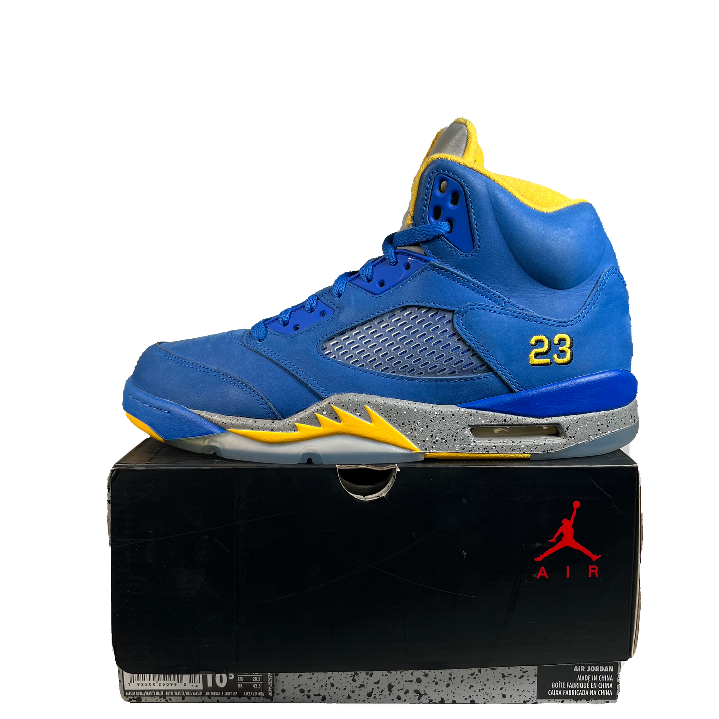 Jordan 5 Retro Laney Varsity Royal (2019) Size 10.5 USED s21993