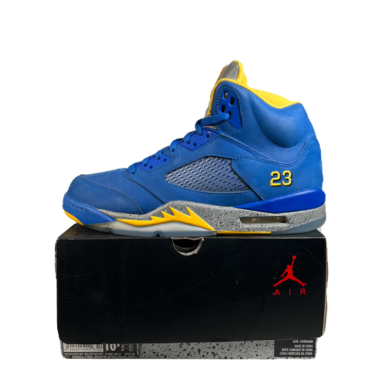 Jordan 5 Retro Laney Varsity Royal (2019) Size 10.5 USED s21993