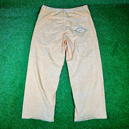 Stone Island Marina Washed Orange Pants Size 34 USED x14003