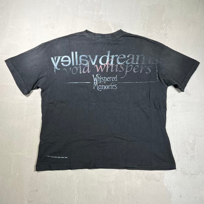 Vale Voices Washed Black Tee Size Medium NEW x18965
