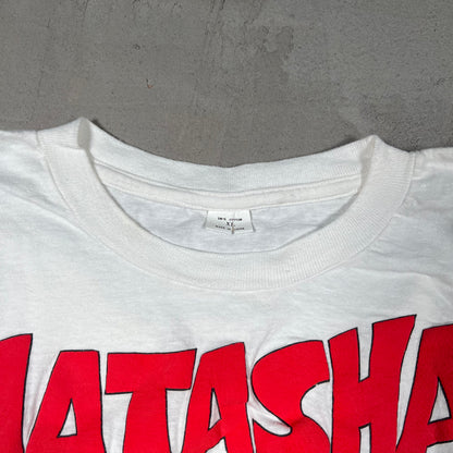 1990 Natasha Fatale Rocky Bullwinckle White Tee Size XL USED v19157