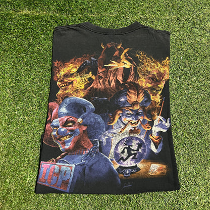 Y2K Isane Clown Posse Double Sided Black Tee Size Large USED v16045