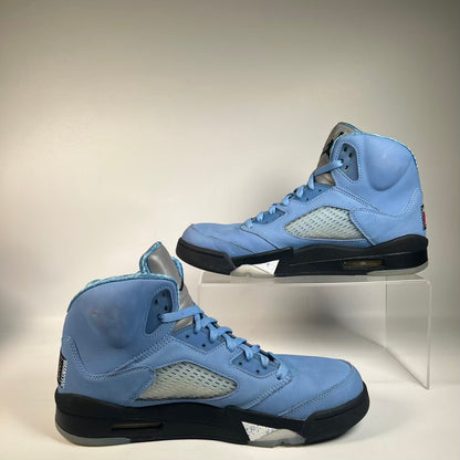 Jordan 5 UNC University Blue (2023) Size 10 USED s23549