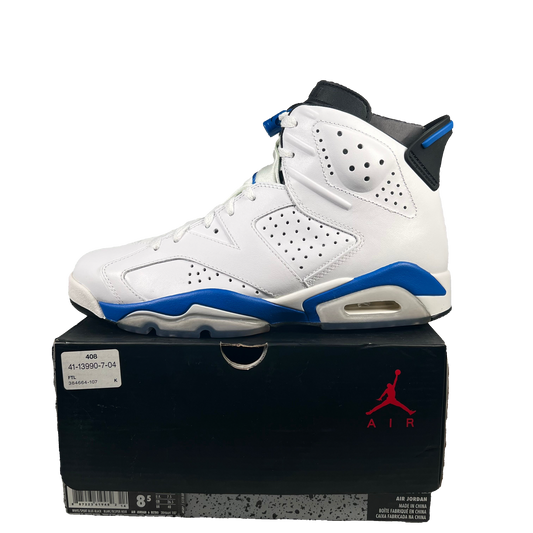 Jordan 6 Sport Blue (2014) Size 8.5 NEW s18534