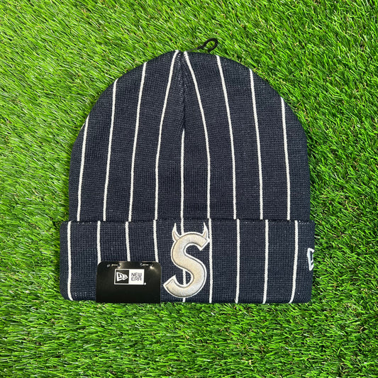 Supreme New Era Devil S Logo Navy Stripe (2026) NEW x16893