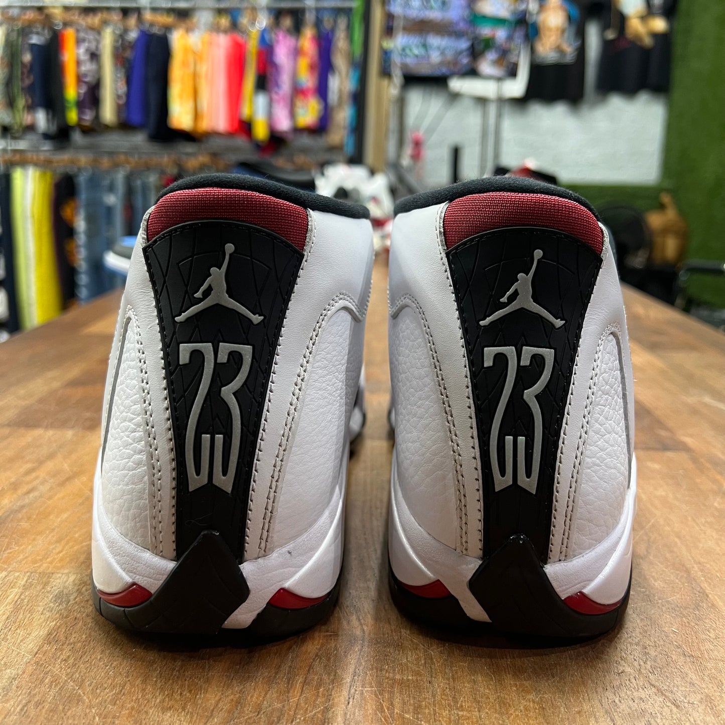 Jordan 14 Retro Black Toe (2024) Size 8 USED S16455
