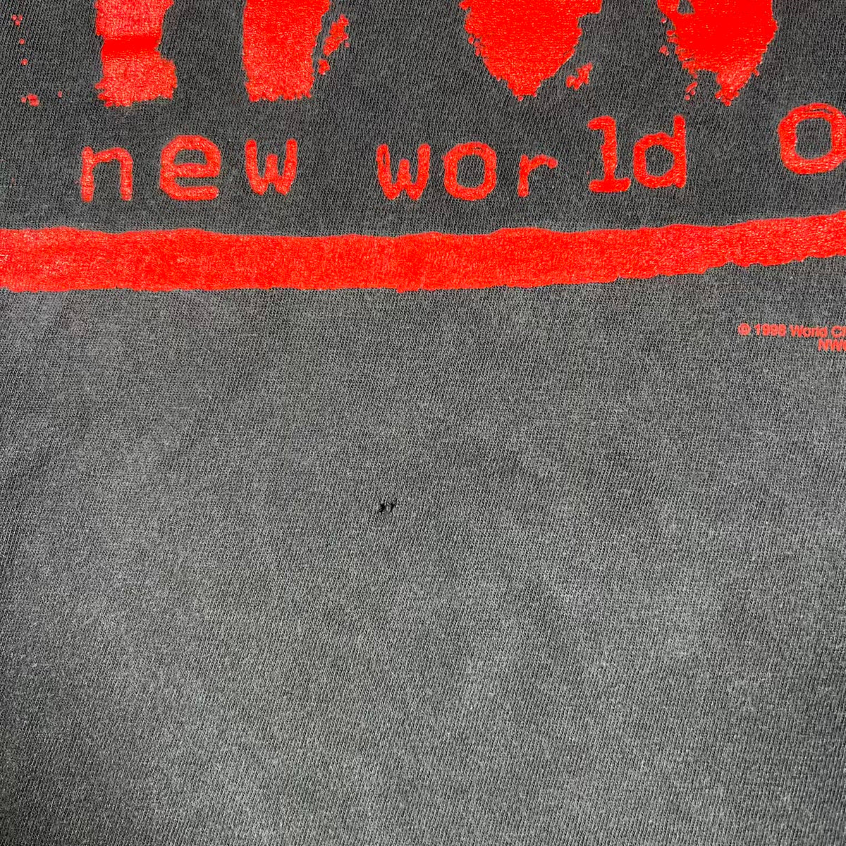 1998 WCW NWO "Bad Has Arrived And Its Here to Stay" Black Tee Size XL USED v20171