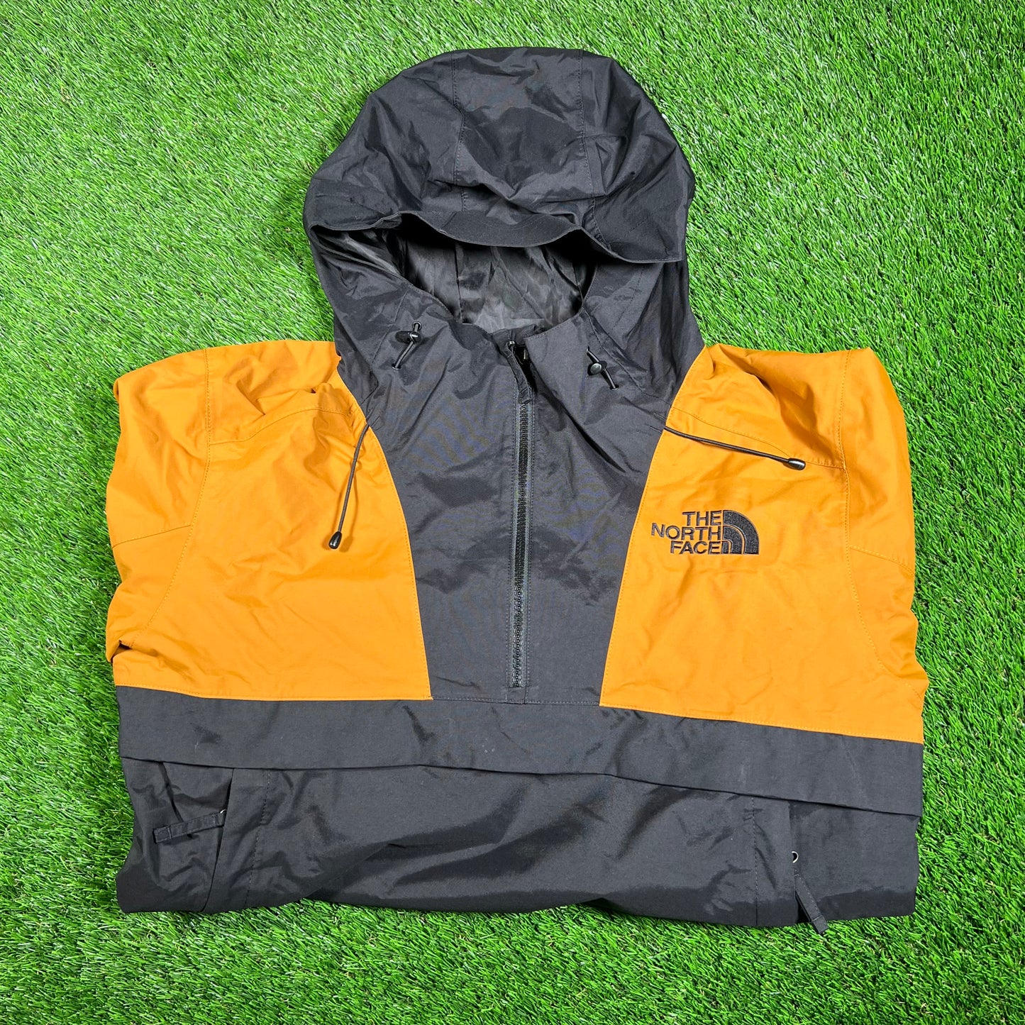 The North Face DryVent Anorak Chili Brown Jacket Size XL USED v18006
