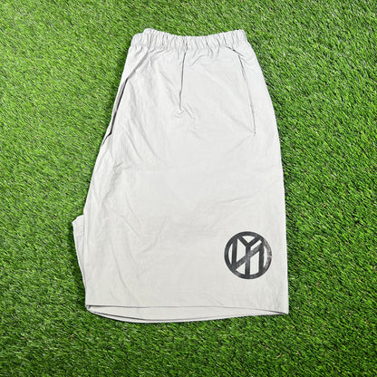 Yeezy x Gosha Rubchinsky Grey Nylon Shorts Size 2 NEW x15100