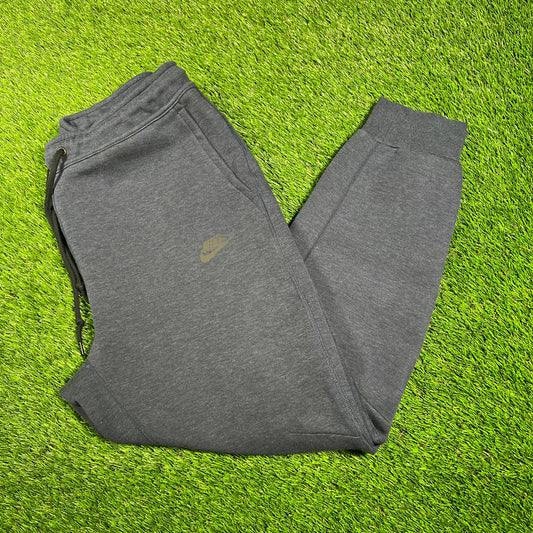Nike Tech Fleece Washed Blue Pants Size Large USED v17930