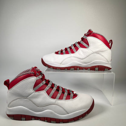 Jordan 10 Red Steel (2005) Size 8 USED s18390