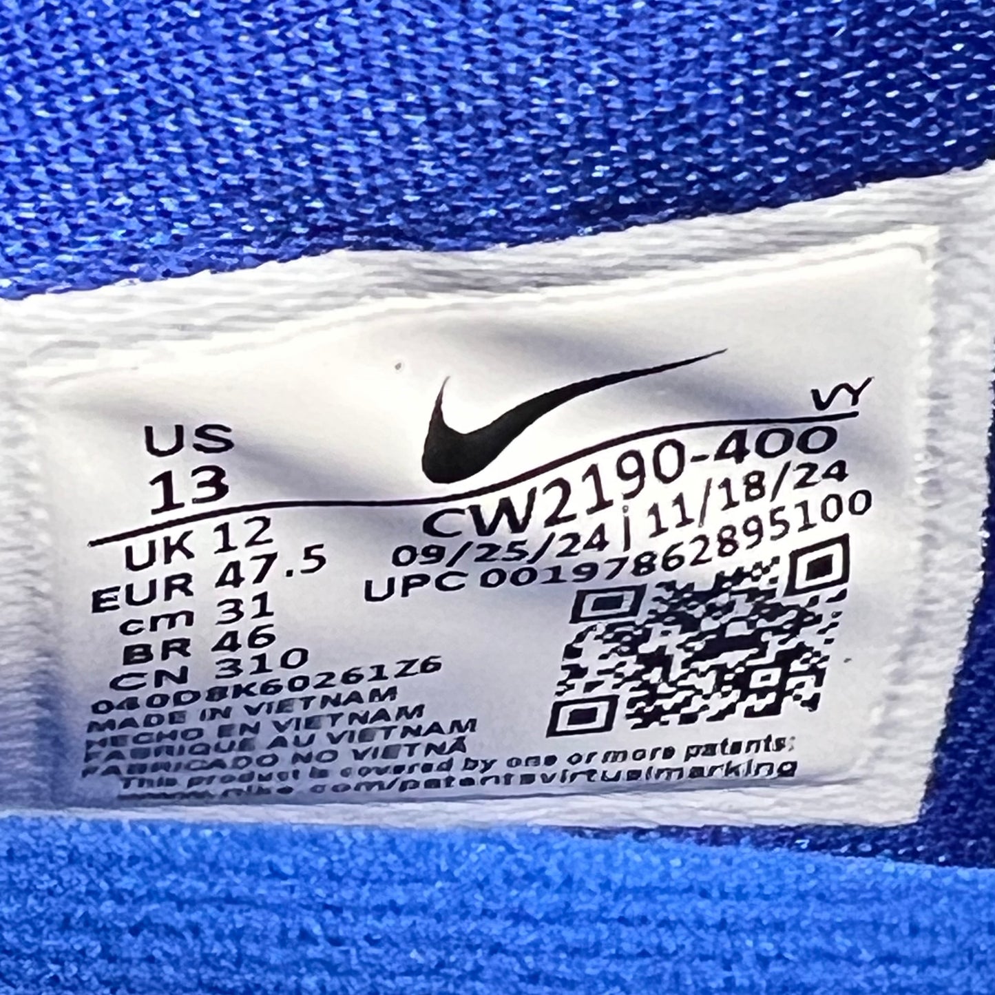 Nike Kobe 6 Dodgers (2025) Size 13 NEW S18304