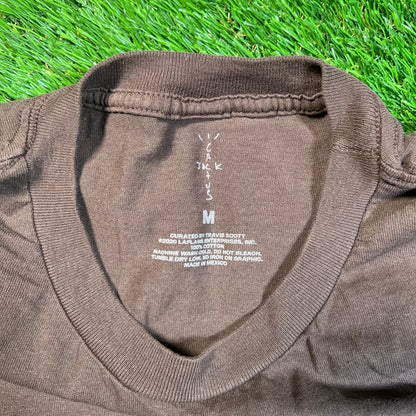 Travis Scott Cactus Jack For Verzuz TM:1017 Brown Tee Size Medium NEW x16919