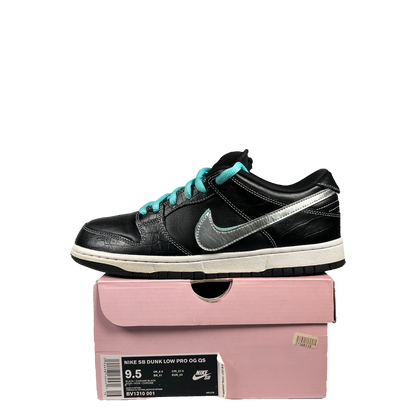 Nike SB Dunk Low Diamond Supply Co Black Diamond (2018) Size 9.5 USED s20425
