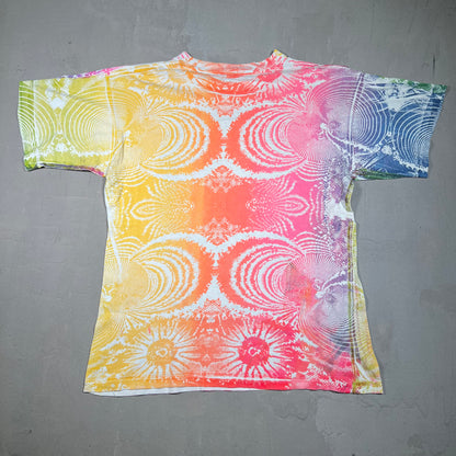 1980s Jim Morrison "Mosquitohead" Tie Dye Tee Size XL USED v19502
