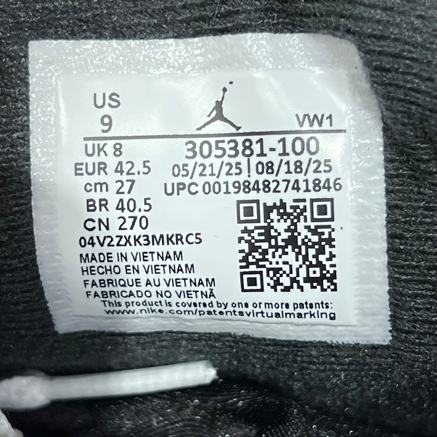 Jordan 8 True Red (2025) Size 9 NEW s20240