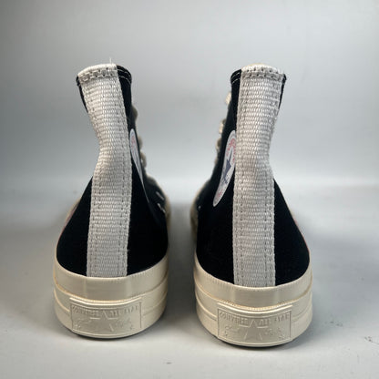 Converse Chuck Taylor CDG PLAY Black (2019) Size 5.5 NEW s21619