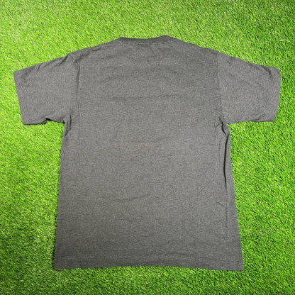 1994 NY Giants 75 Years Striped Black Tee Size XL USED v18054