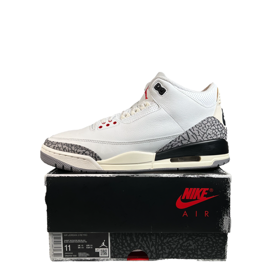 Jordan 3 White Cement Reimagined (2023) Size 11 USED S21608