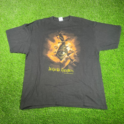 2001 Jeepers Creepers Black Tee Size XL USED v17706
