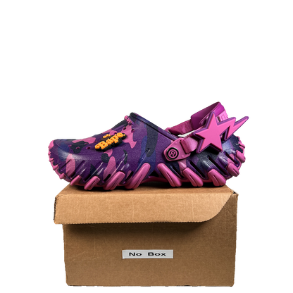 Croc Echo RO Clog Bape Grapeberry Camo (2026) Size 7 USED s23049
