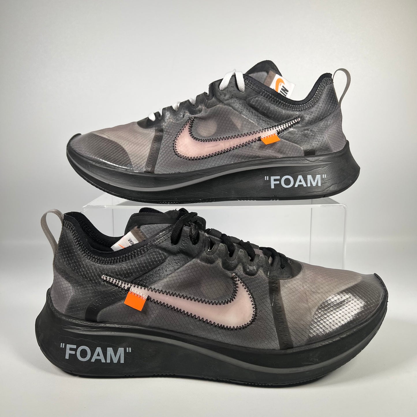 Nike x Off-White Zoom Fly Black (2018) Size 11.5 USED s18041