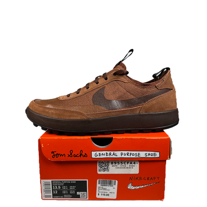 Nike General Purpose Shoe Tom Sachs Field Brown (2023) Size 12 USED s22300