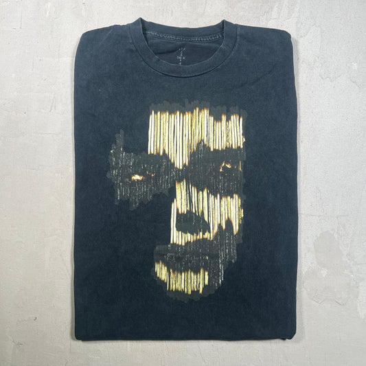 Travis Scott "At the Nightshow" Black Tee Size Large USED x17357