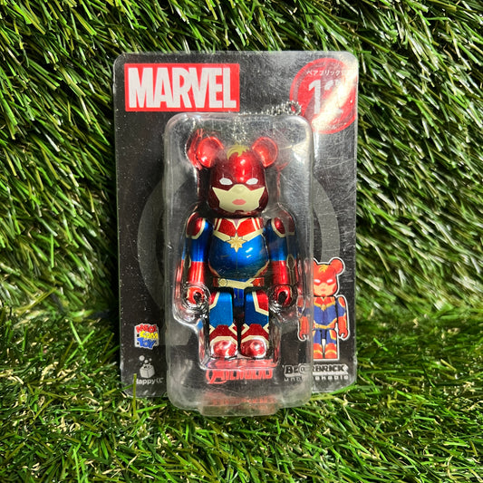 Bearbrick Marvel Avengers Captain Marvel NEW x13893