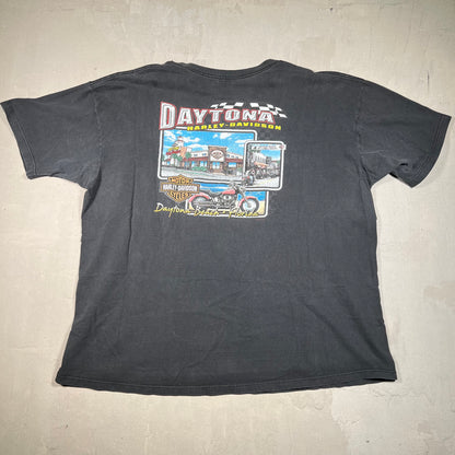 2002 Harley Davidson Black "Lookalikes" Tee Size 3XL USED v19406