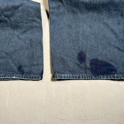 GV Gallery Raspbery Hills OG Stripe Blue Jeans Size 38 USED x17617