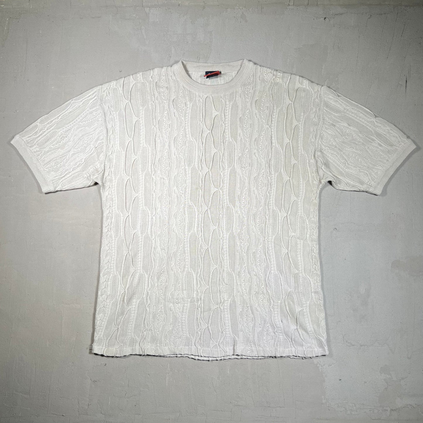 Y2K Coogi Style Tan Tee Size 3XL USED v19413
