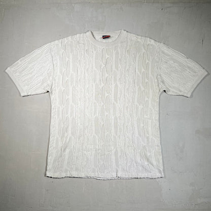 Y2K Coogi Style Tan Tee Size 3XL USED v19413
