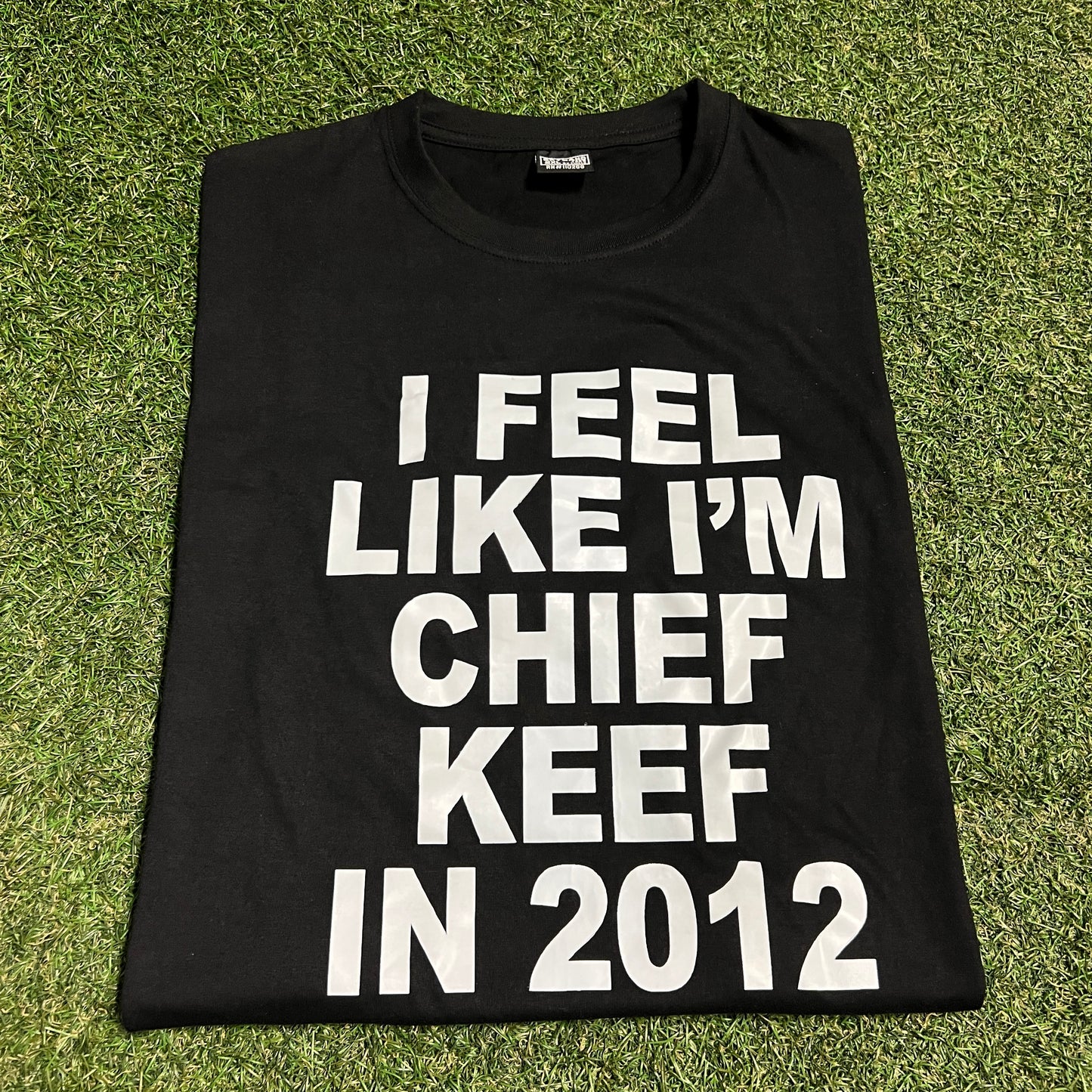 I Feel Like Chief Keef in 2012 Black Tee Size XXL USED x13811
