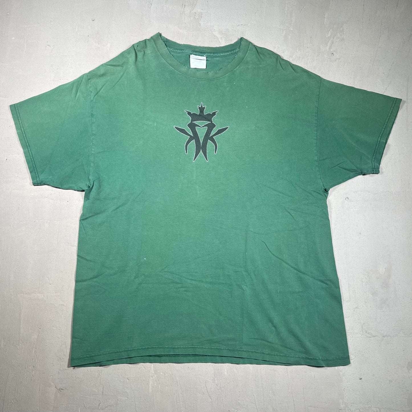 Y2K Kottonmouth Kings Green Logo Tee Size XL USED v15609