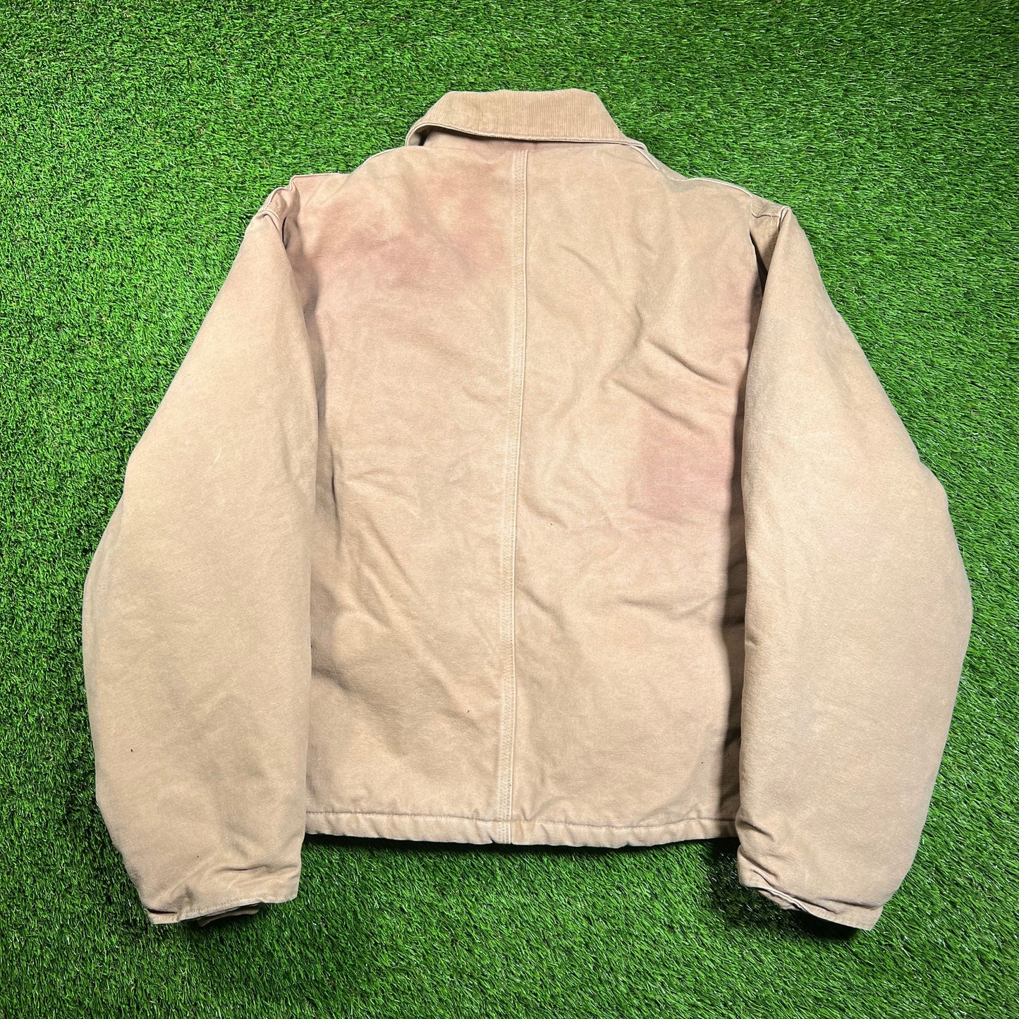 Y2K Carhartt Arctic Brown Workwear Zip Up Jacket Size XL USED v18385