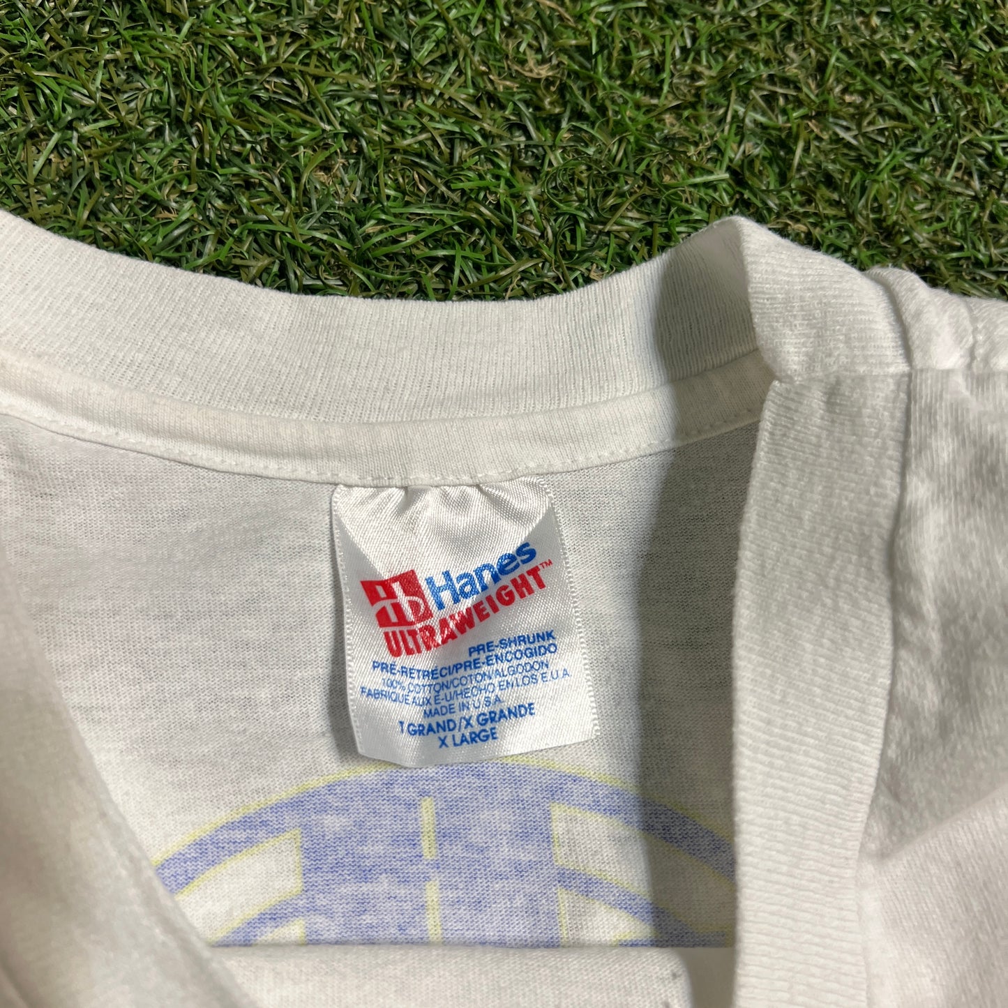 1993 KrissKross "Da Bomb" White Tee Size XL USED v16080