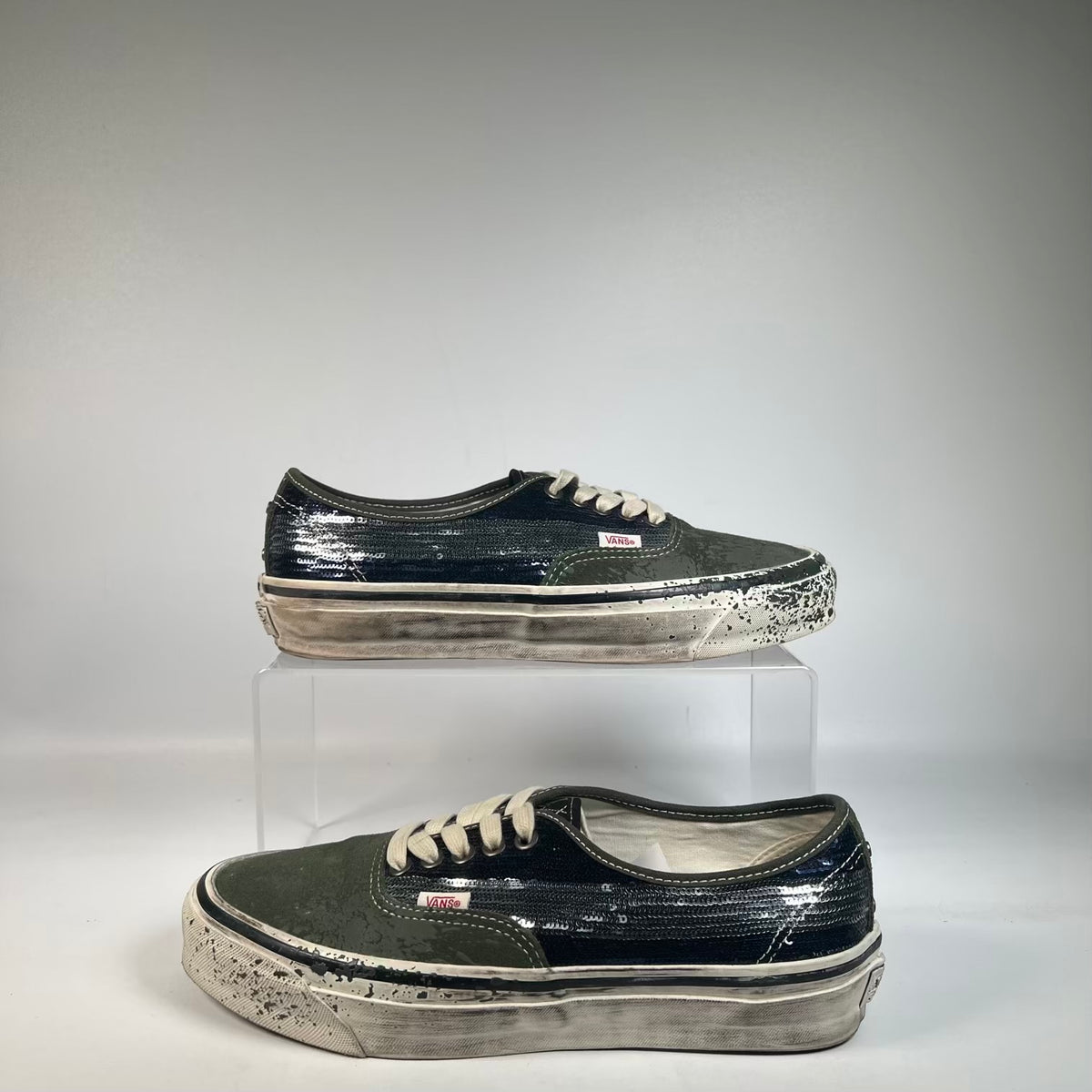 Vans Authentic La Habana Green Blue (2026) Size 8.5 USED s23556