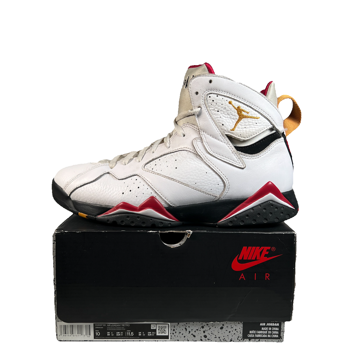 Jordan 7 Cardinal (2022) Size 10 USED s23171