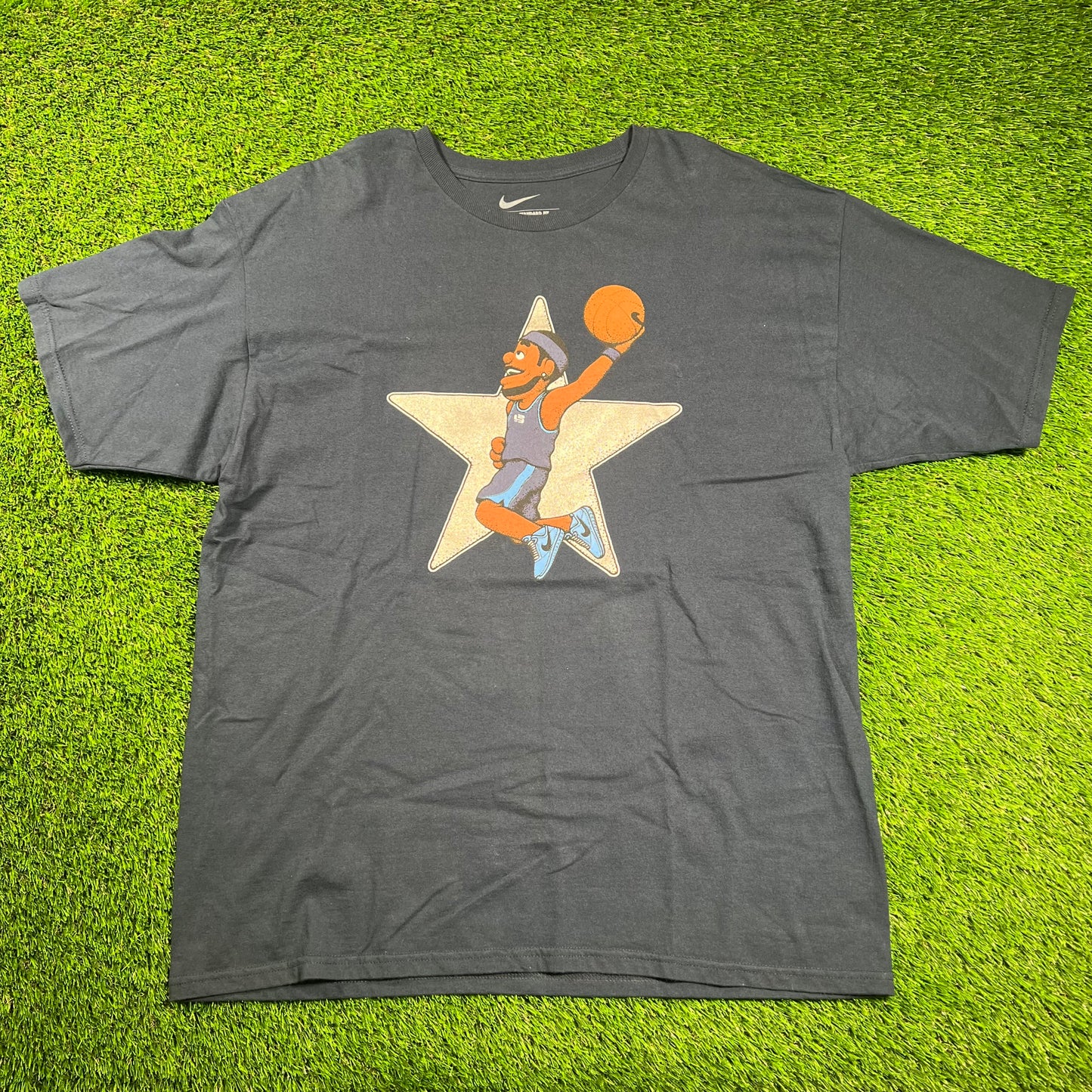 2010 Nike Lebron James All Star Tee Navy Size XL USED v18475
