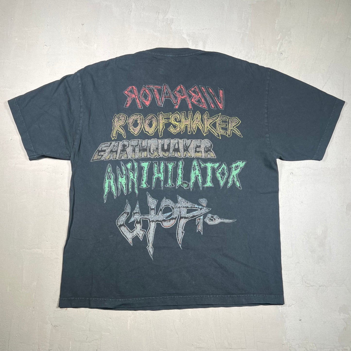 Travis Scott Utopia "Roofshaker" Black Tee Size XL USED x17353