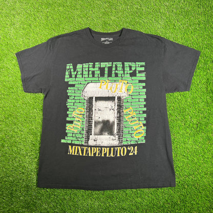Future Mixtape Pluto 24 Tour Black Tee Size XL USED x15946